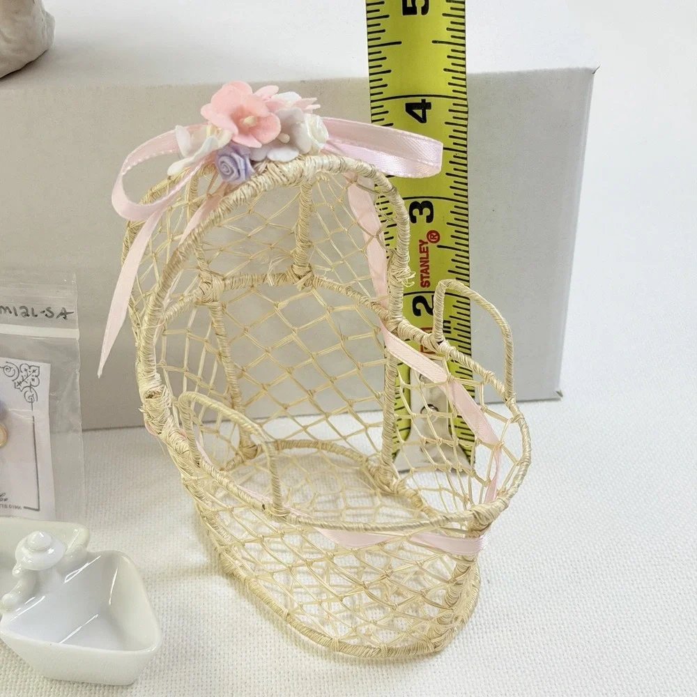 Doll & Dollhouse Miniature Accessories Lot‎ 18 Ship Bear Crib Webster Canoe Ring
